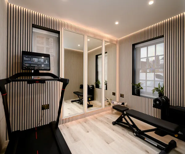 Gym joinery, St John's Wood