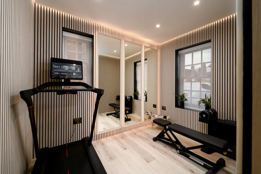Gym joinery, St John's Wood