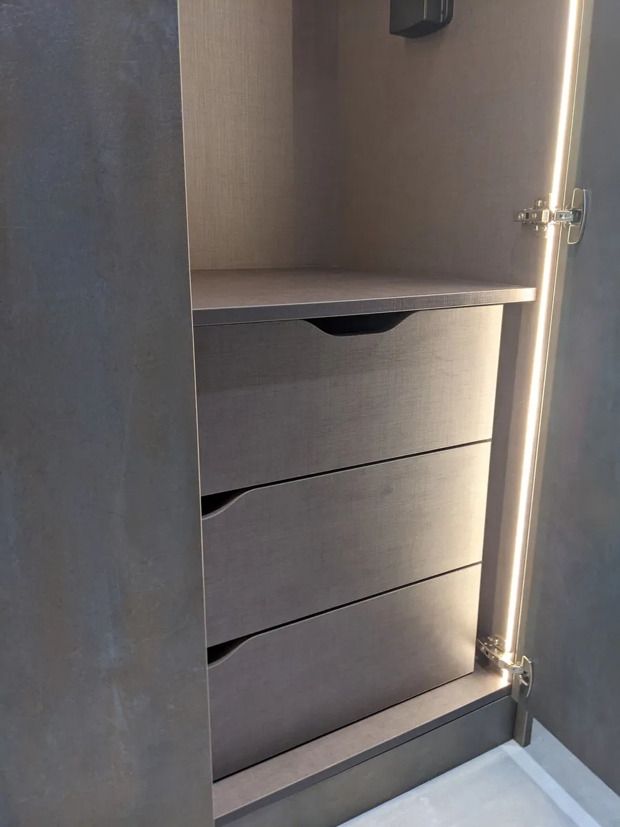 Walk-in wardrobe