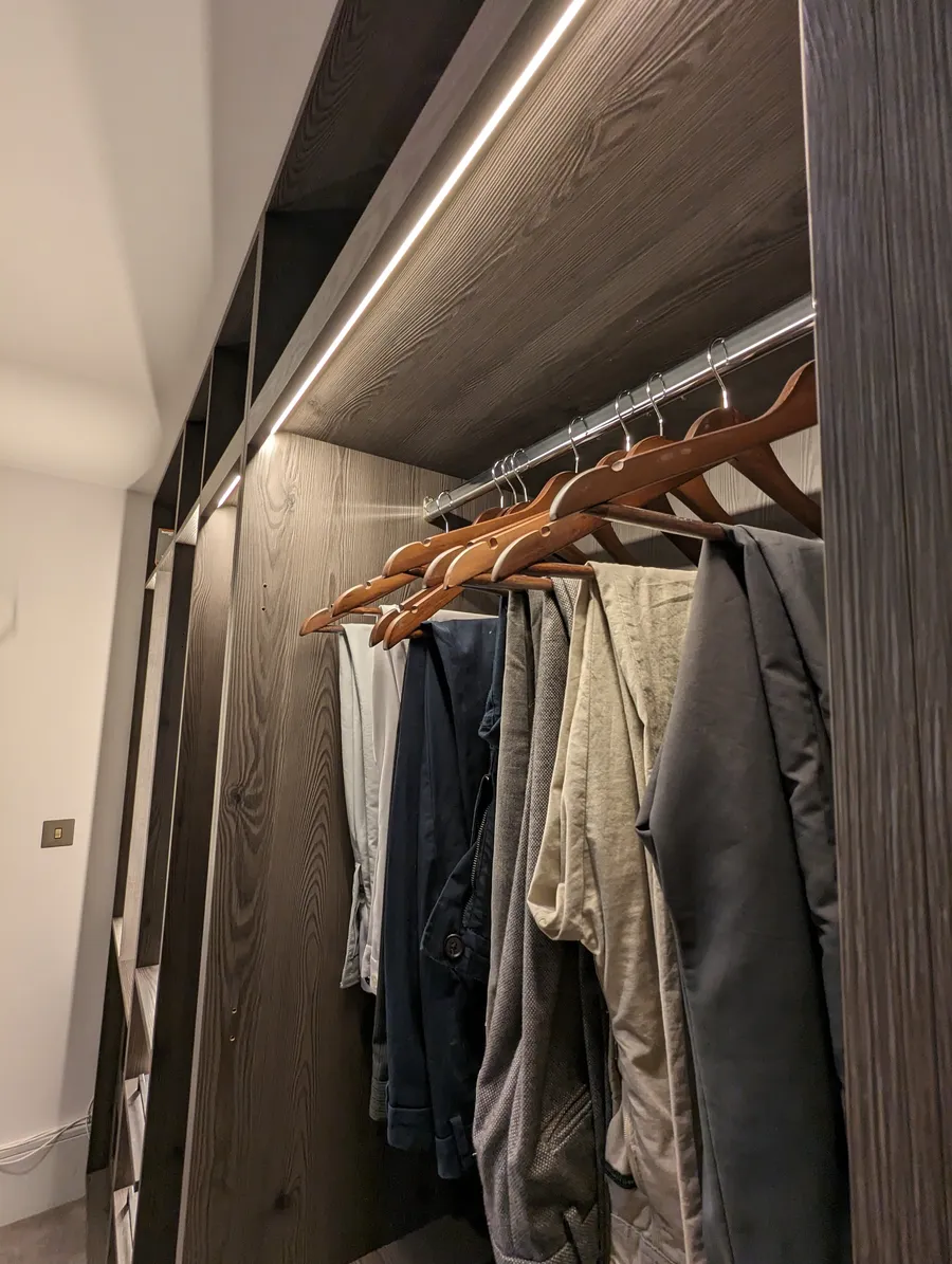 Walk-in wardrobe