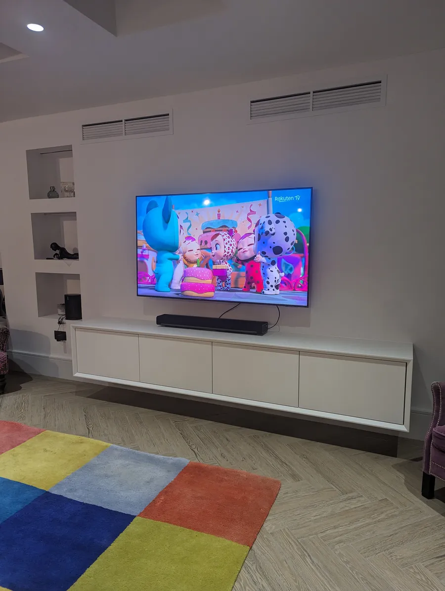 Floating TV console