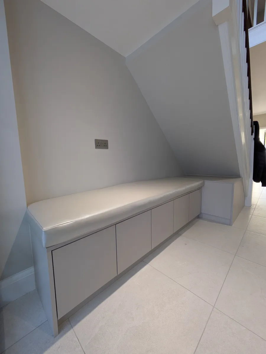 Under stairs seating