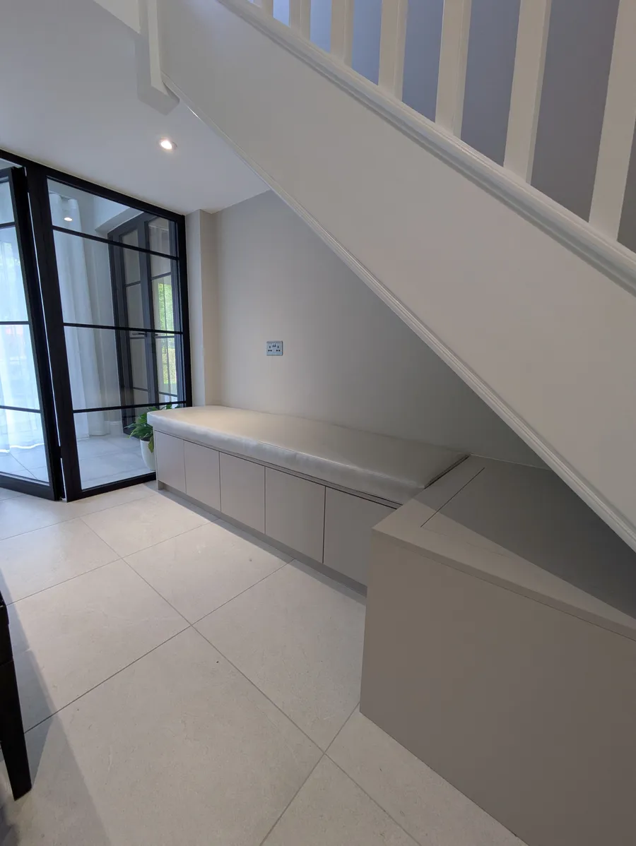 Under stairs seating