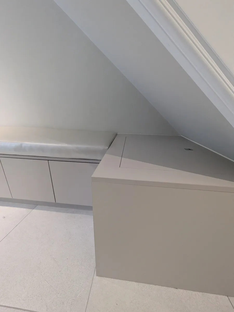 Under stairs seating