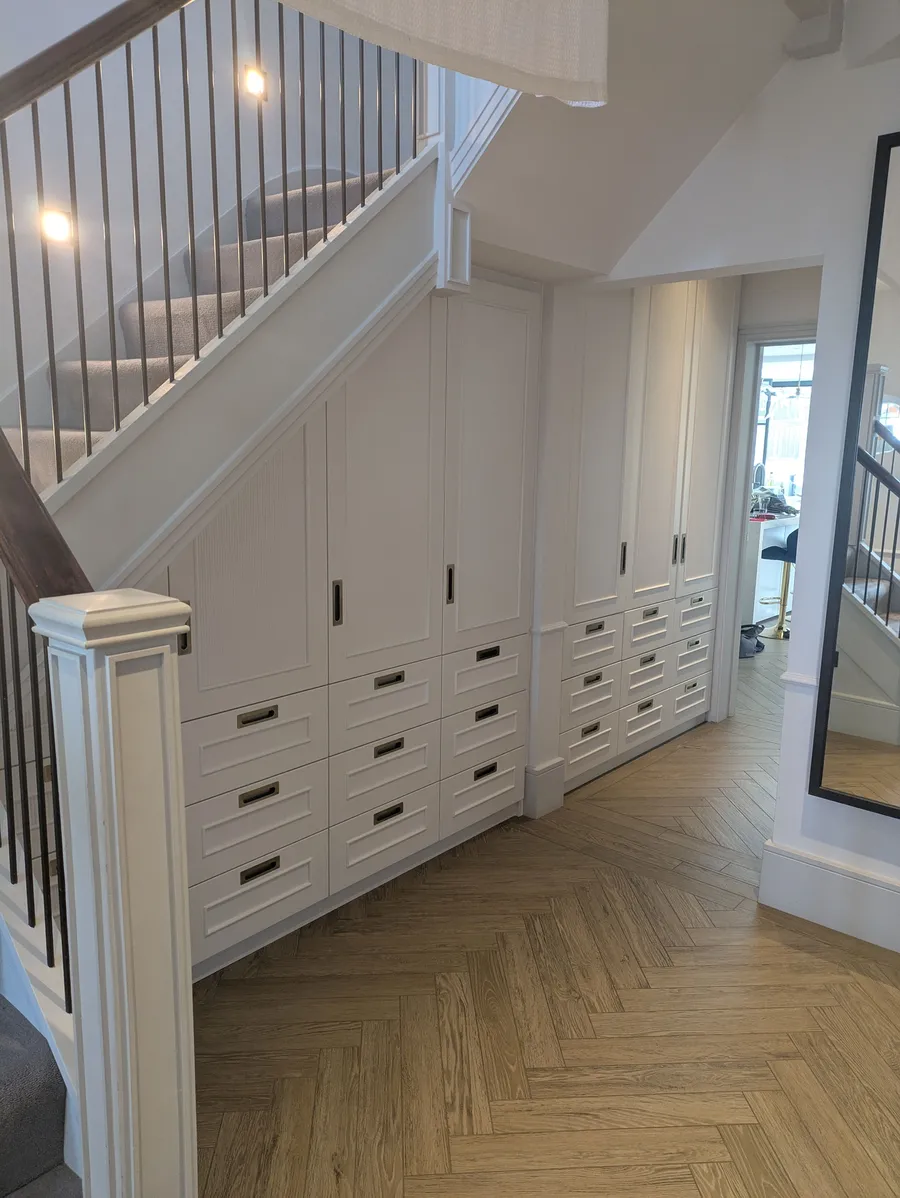 Under stairs dresser