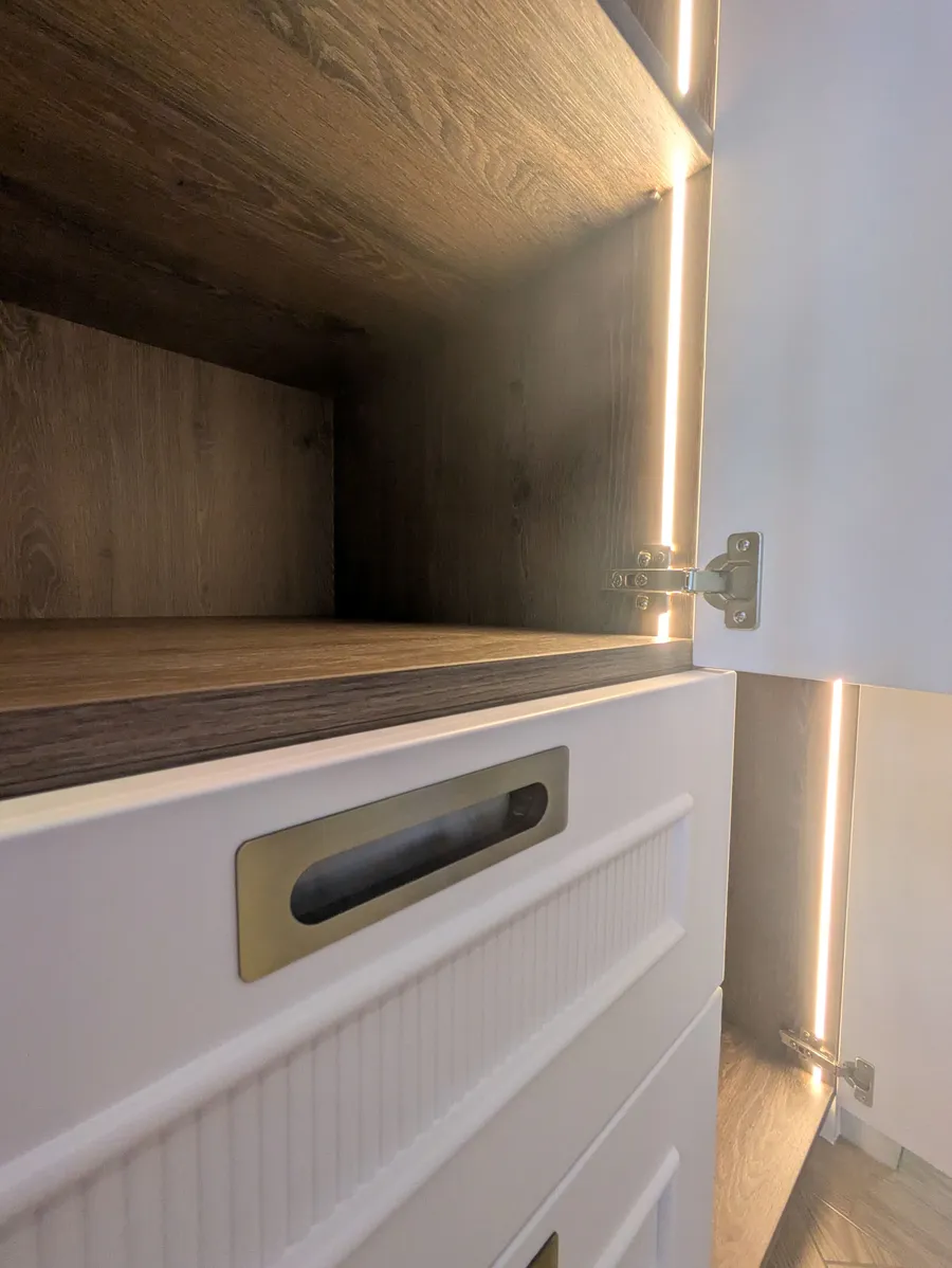 Under stairs dresser