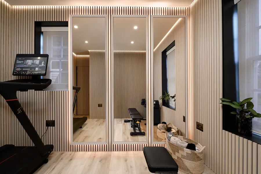 Gym joinery, St John's Wood